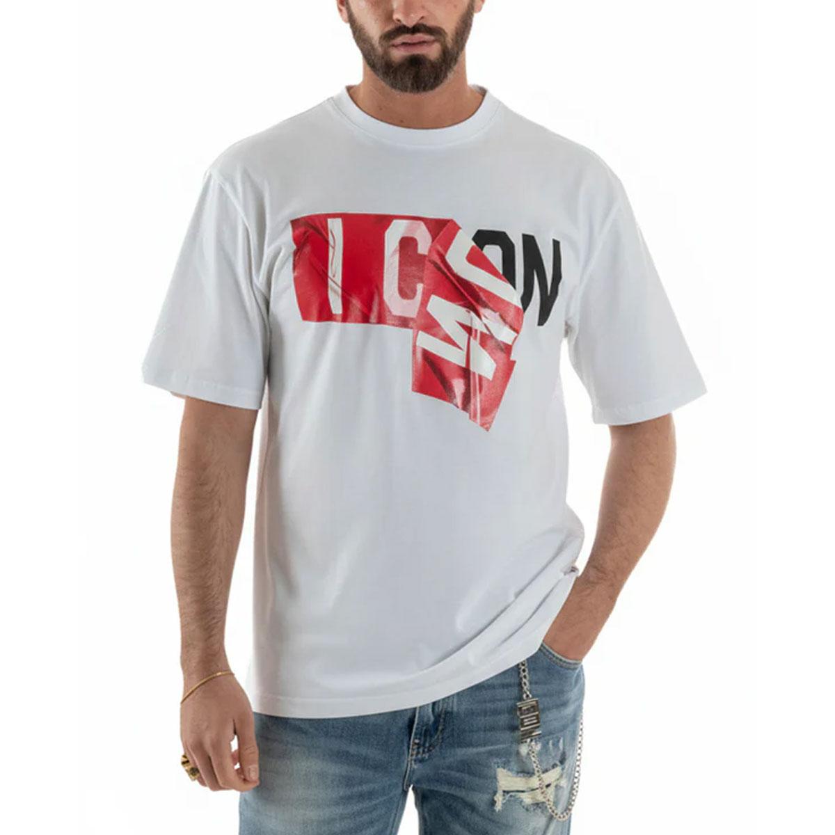 T-shirt Icon con logo da uomo rif. IUT012