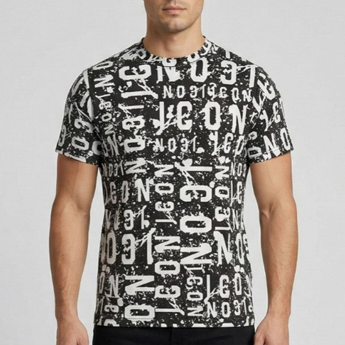 T-shirt Icon con logo da uomo rif. IUT018