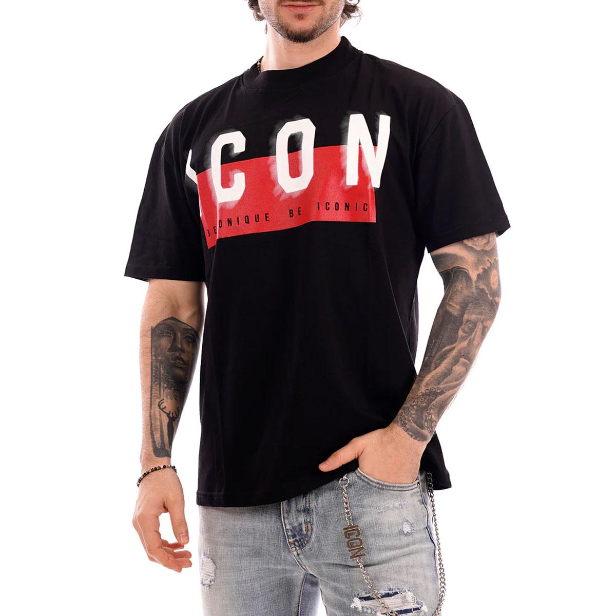 T-shirt Icon con logo da uomo rif. IUT041