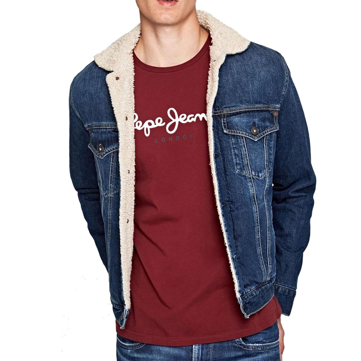 giubbino jeans imbottito