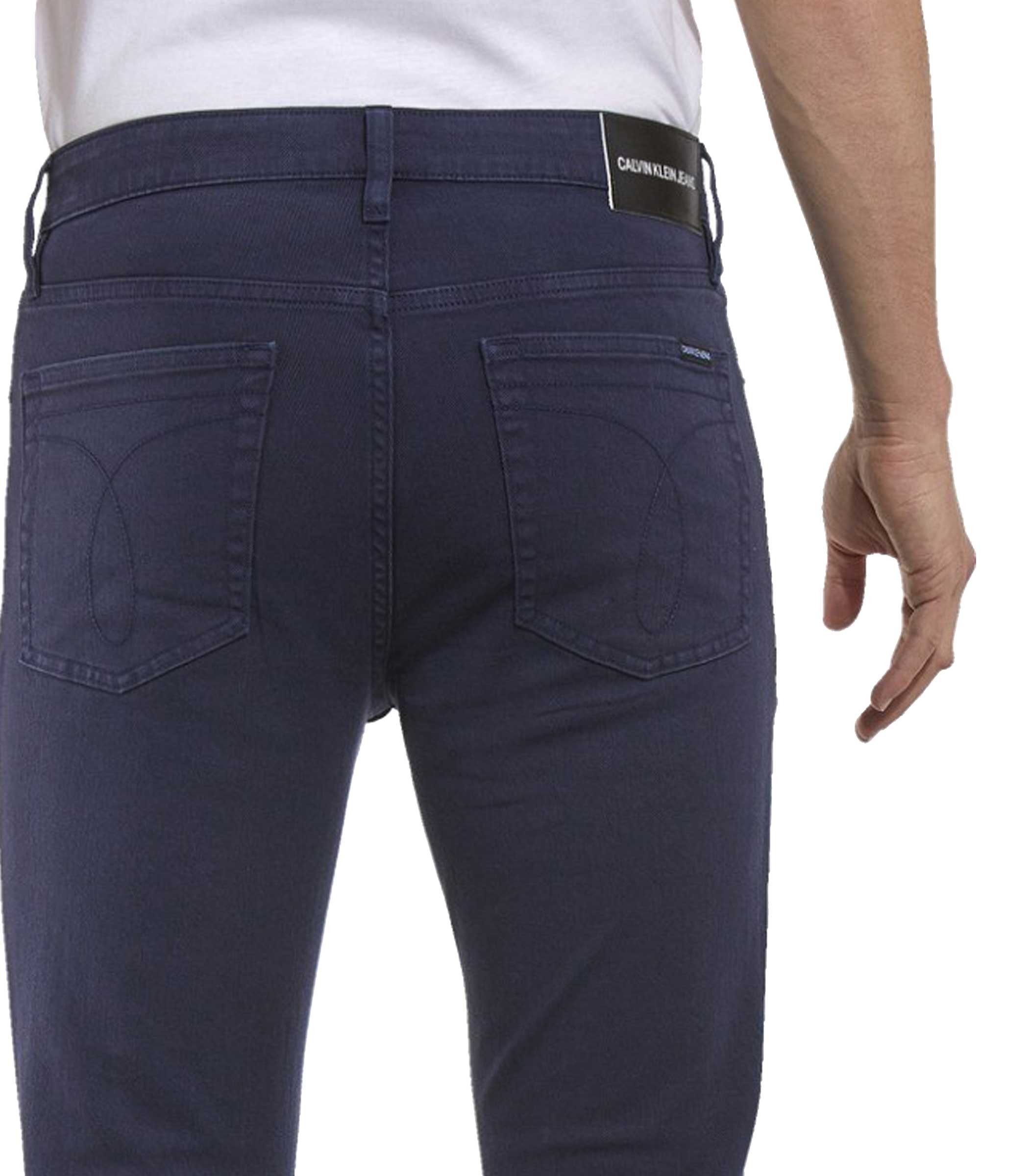 Calvin Twill Klein Stretch Pantaloni J30j310380 Slim Rif Uomo Jeans vqXwdwxOz