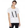 T-shirt Armani Exchange boyfriend con macro logo da donna rif. 8NYTCX YJG3Z