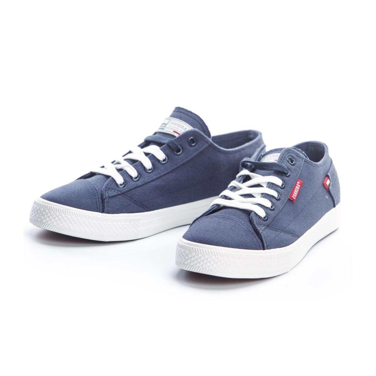 Scarpe Sneakers Carrera basse in tela da uomo rif. CAM910006 bianche o blu