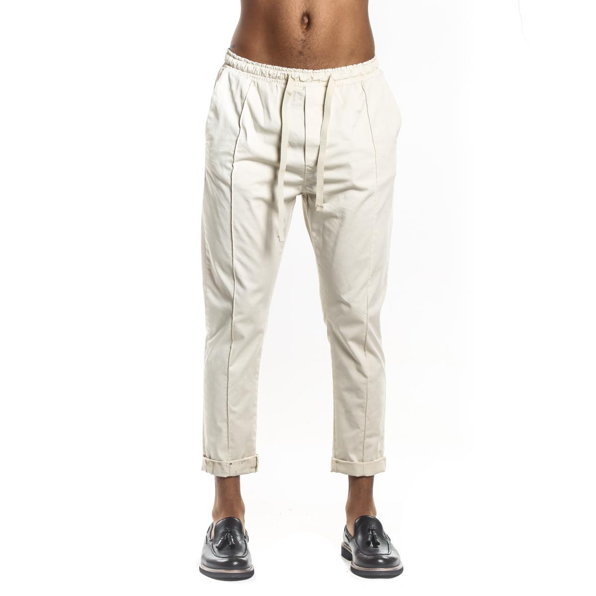 pantaloni con laccio in vita uomo
