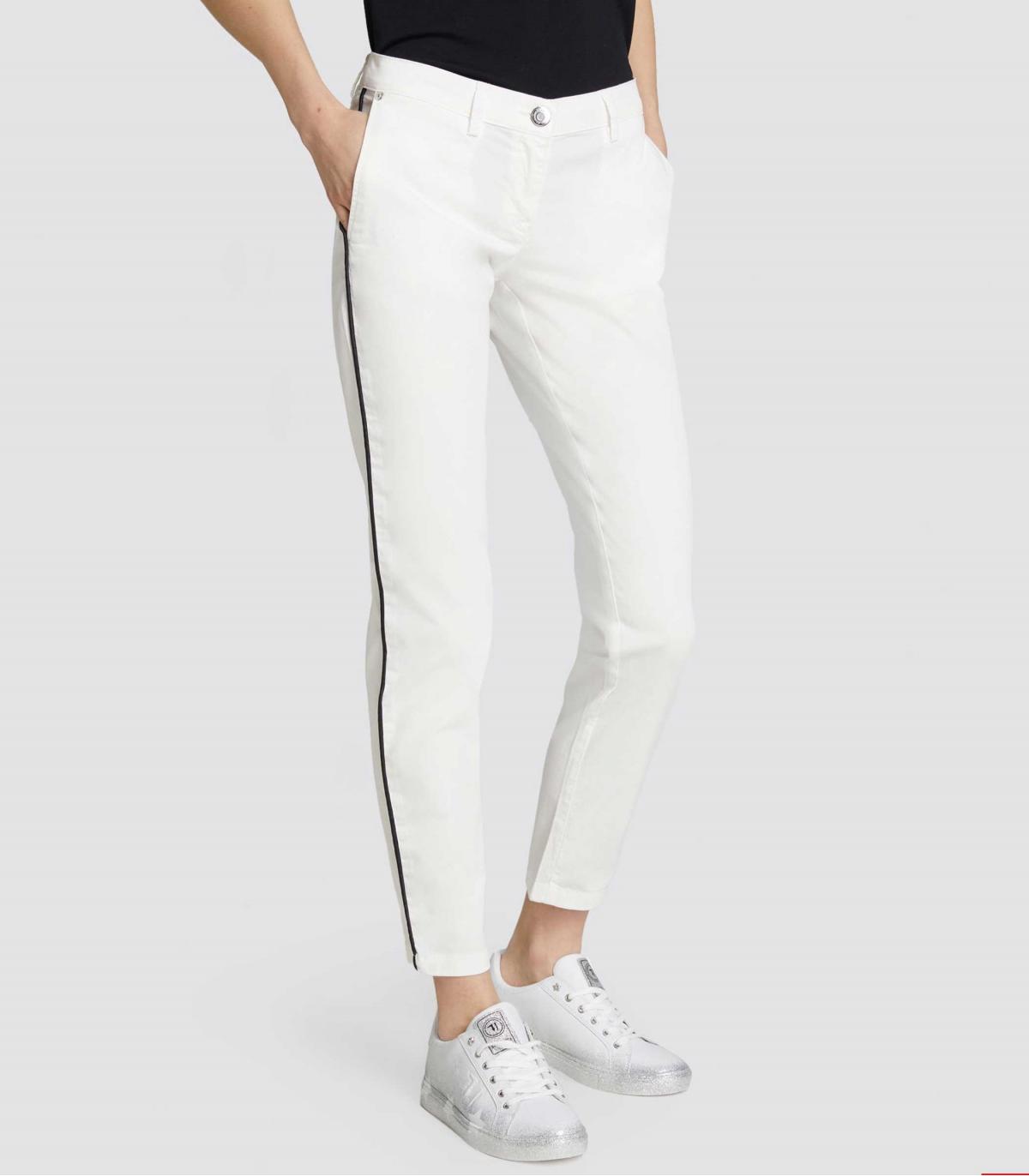 Pantaloni Trussardi 260 chinos con banda da donna r. 56P00001 1T002325
