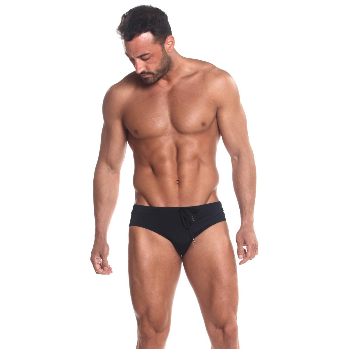 Slip Da Bagno Calvin Klein Swimwear Etichetta Logo Da Uomo Km0km00255