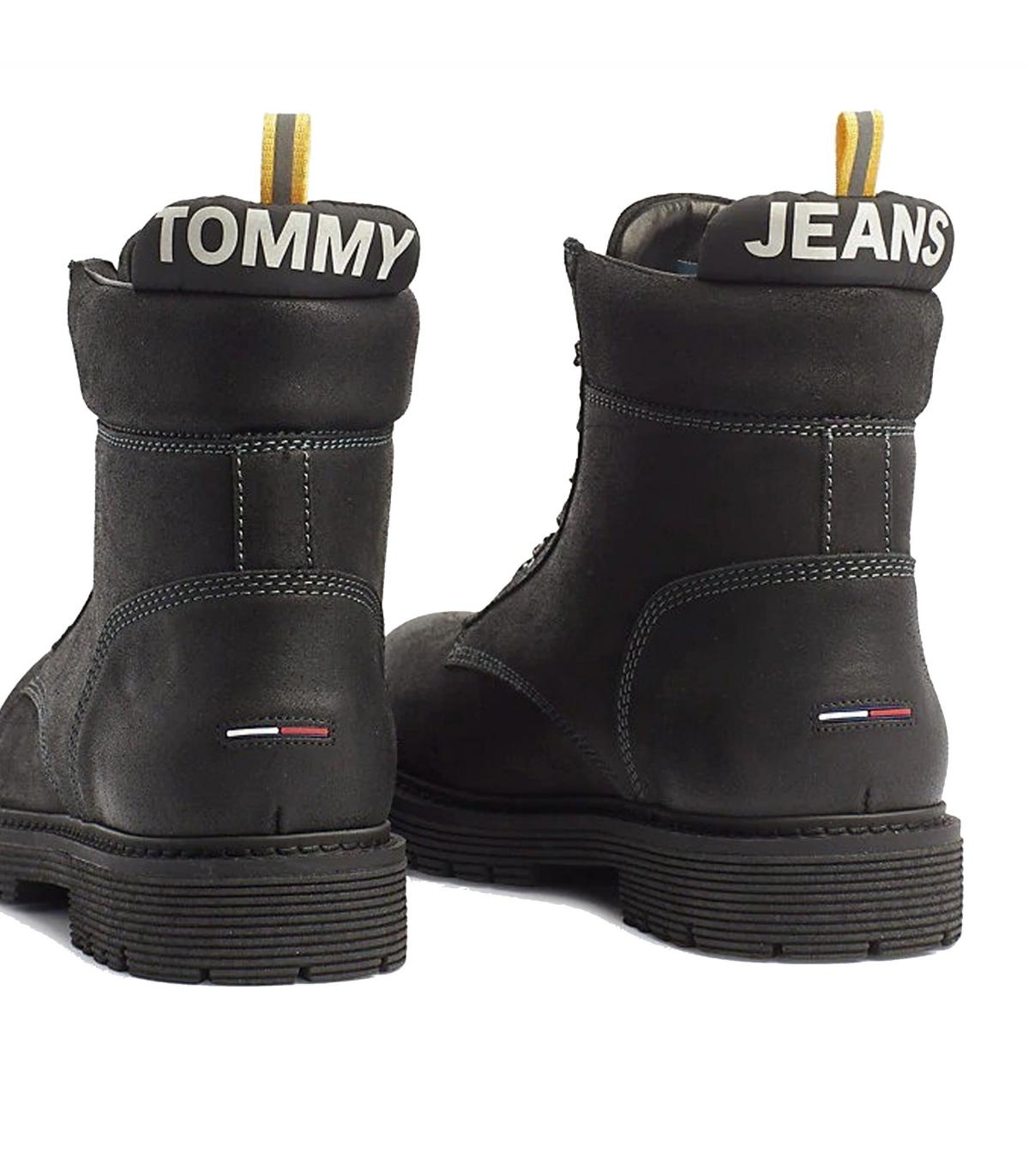 Scarpe Scarponcini Tommy Hilfiger outdoor in camoscio uomo EM0EM00317