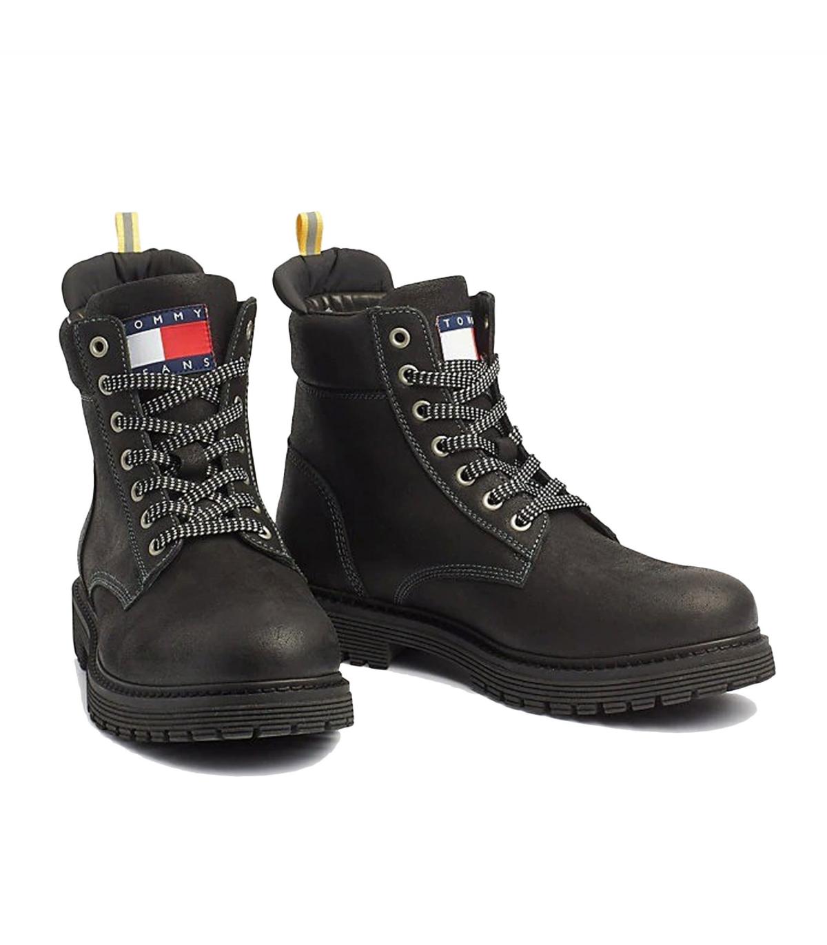 Scarpe Scarponcini Tommy Hilfiger outdoor in camoscio uomo EM0EM00317