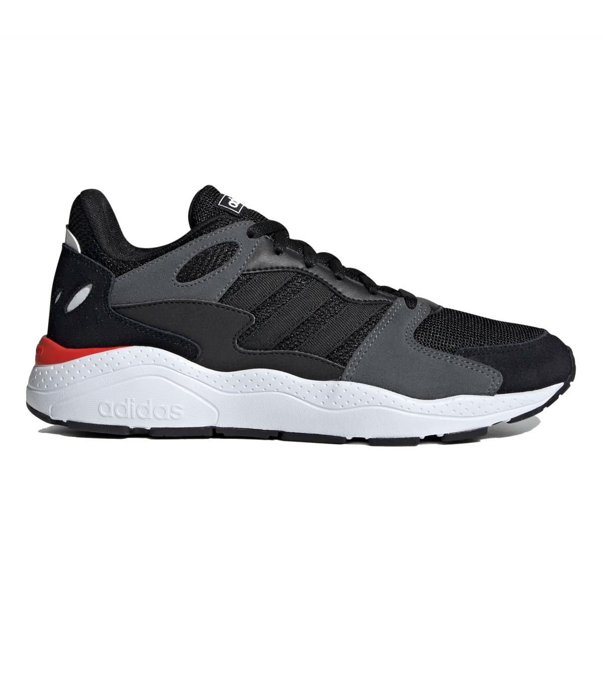 Scarpe Sneakers Adidas Chaos basse nero bianco da uomo rif. EF1053
