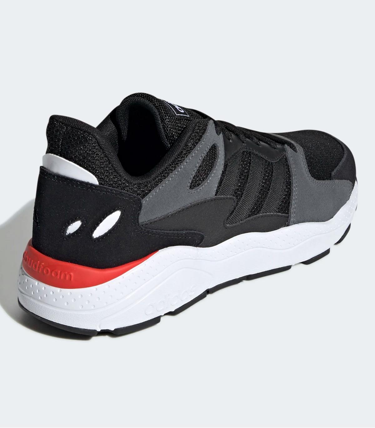 Scarpe Sneakers Adidas Chaos basse nero bianco da uomo rif. EF1053