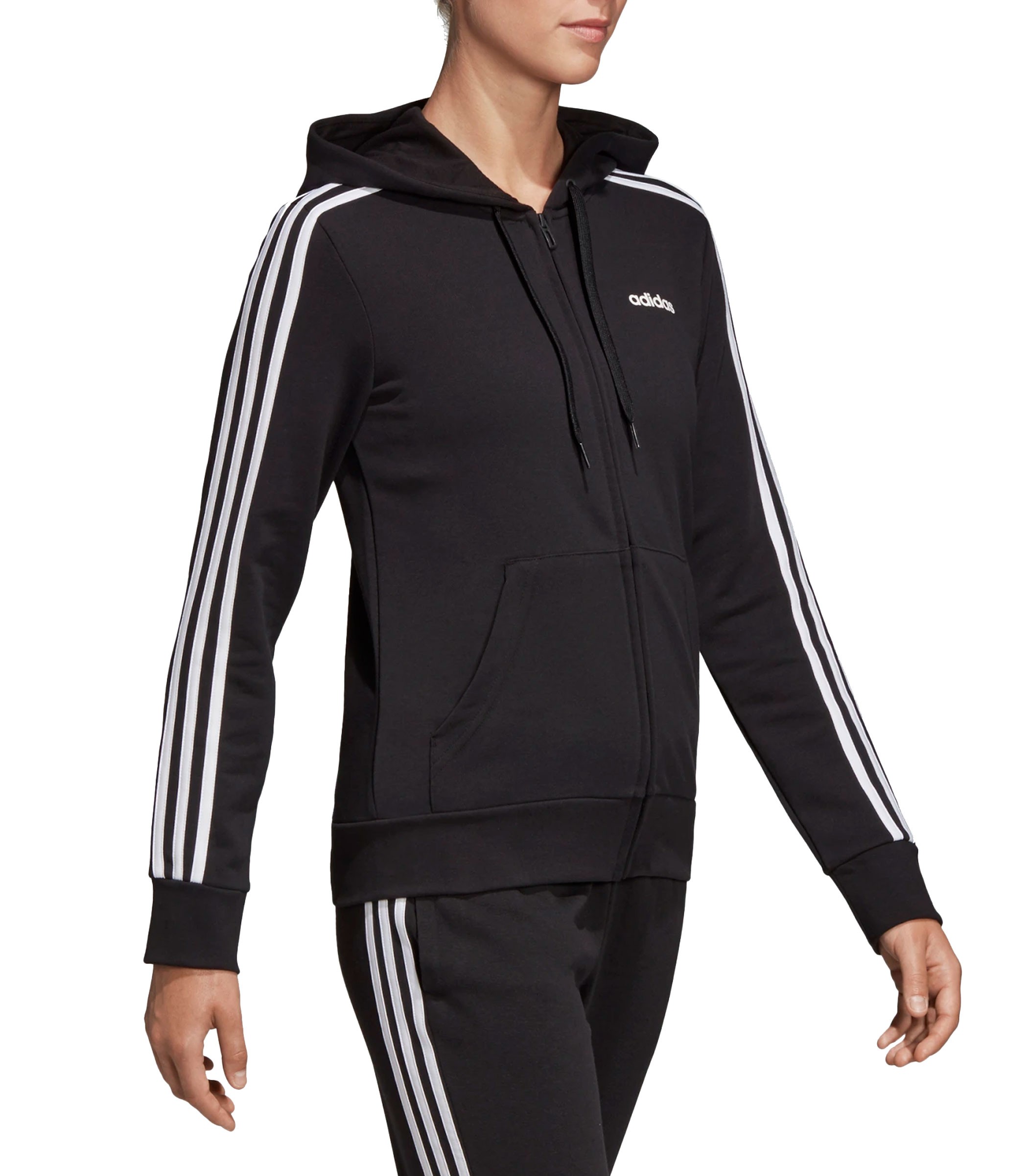 Felpa con cappuccio Adidas Essentials 3-Stripes da donna rif. DP2419 | eBay