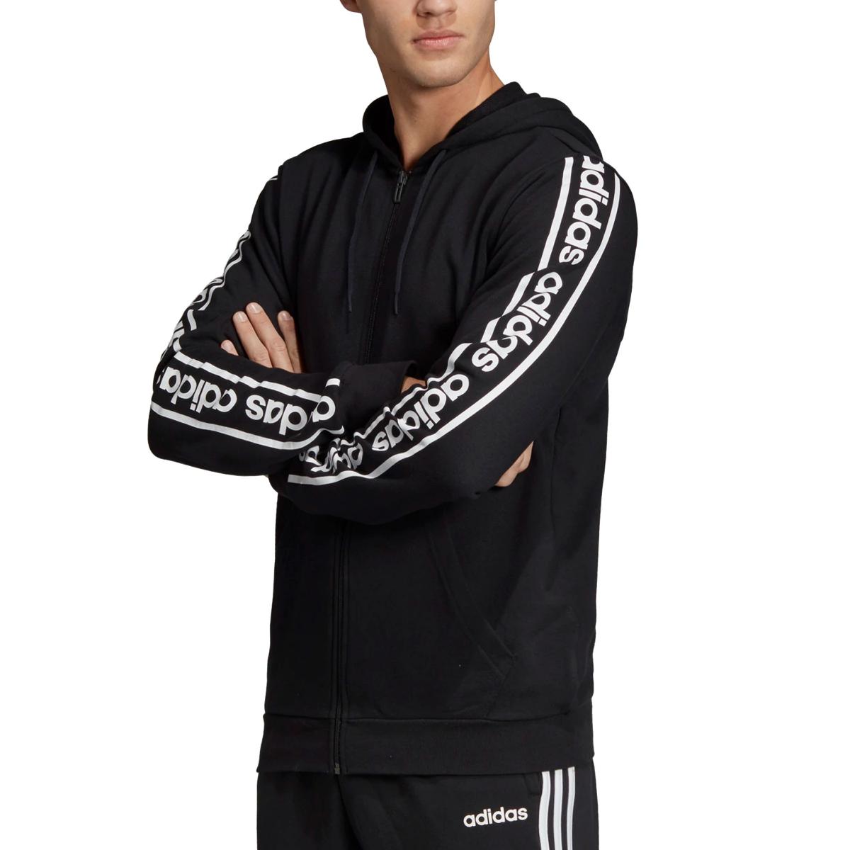 felpa adidas con cappuccio e zip