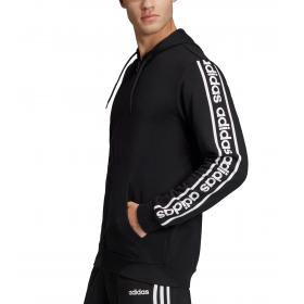 felpa con zip e cappuccio adidas