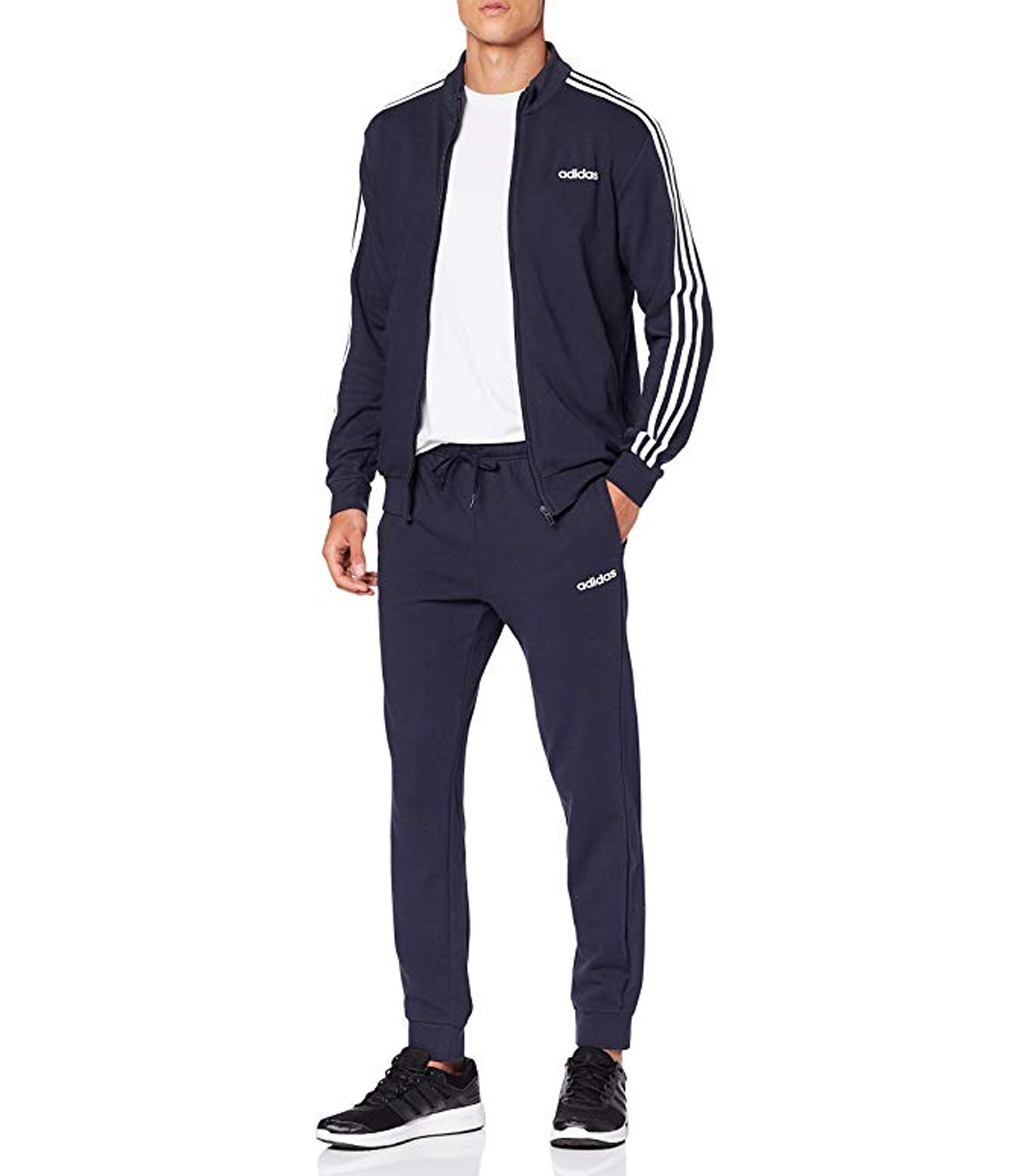 TUTA FITNESS SPORTIVA Adidas Cotton Relax da uomo blu scuro rif. DV2455 EUR  80,91 - PicClick IT