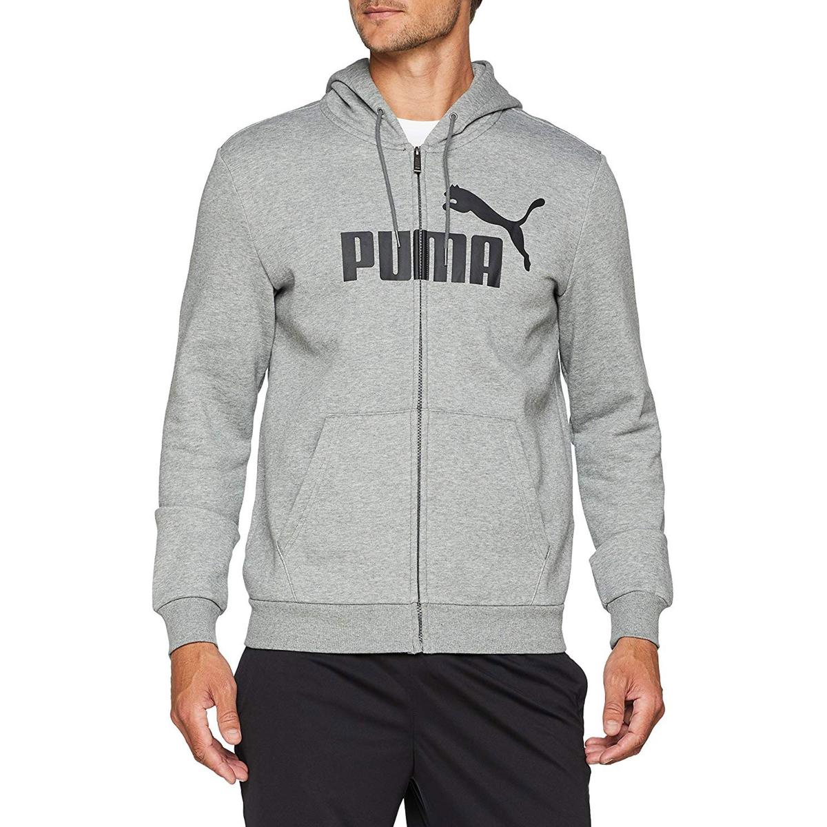 Felpa Puma Essentials in pile con cappuccio e zip da uomo rif. 851765