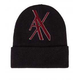 Berretto Armani Exchange in maglia con logo AX da uomo rif. 6GZ43A ZMR7Z