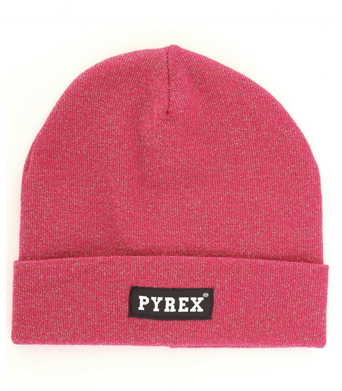 Cappello berretto Pyrex in lurex etichetta con logo donna 19IPB33122