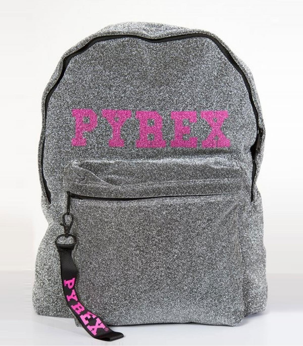 Zaino Pyrex con glitter con stampa centrale da donna rif. PY20125