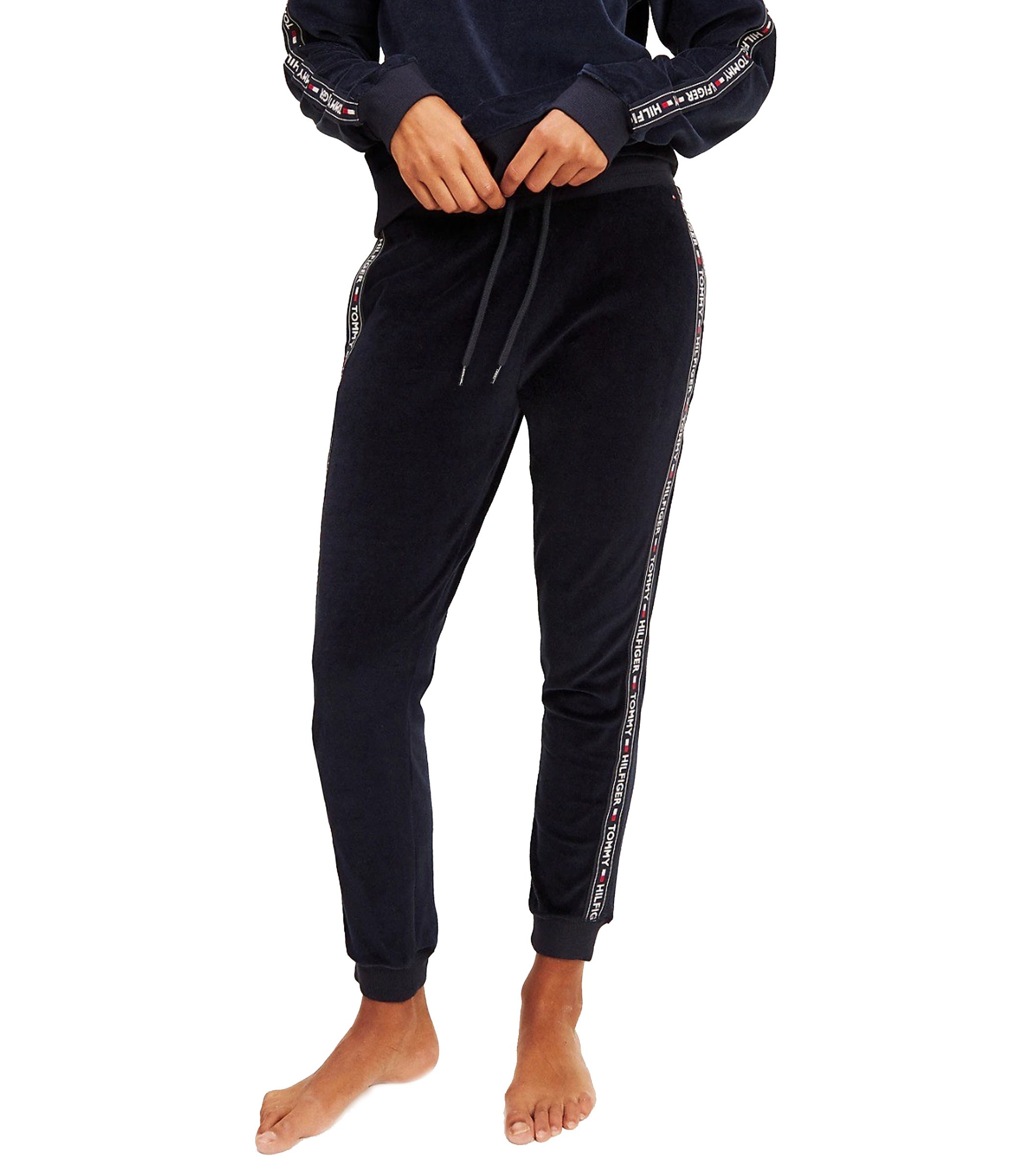 PANTALONI JOGGERS TOMMY Hilfiger in tuta di velluto da donna rif.  UW0UW02042 EUR 55,93 - PicClick IT