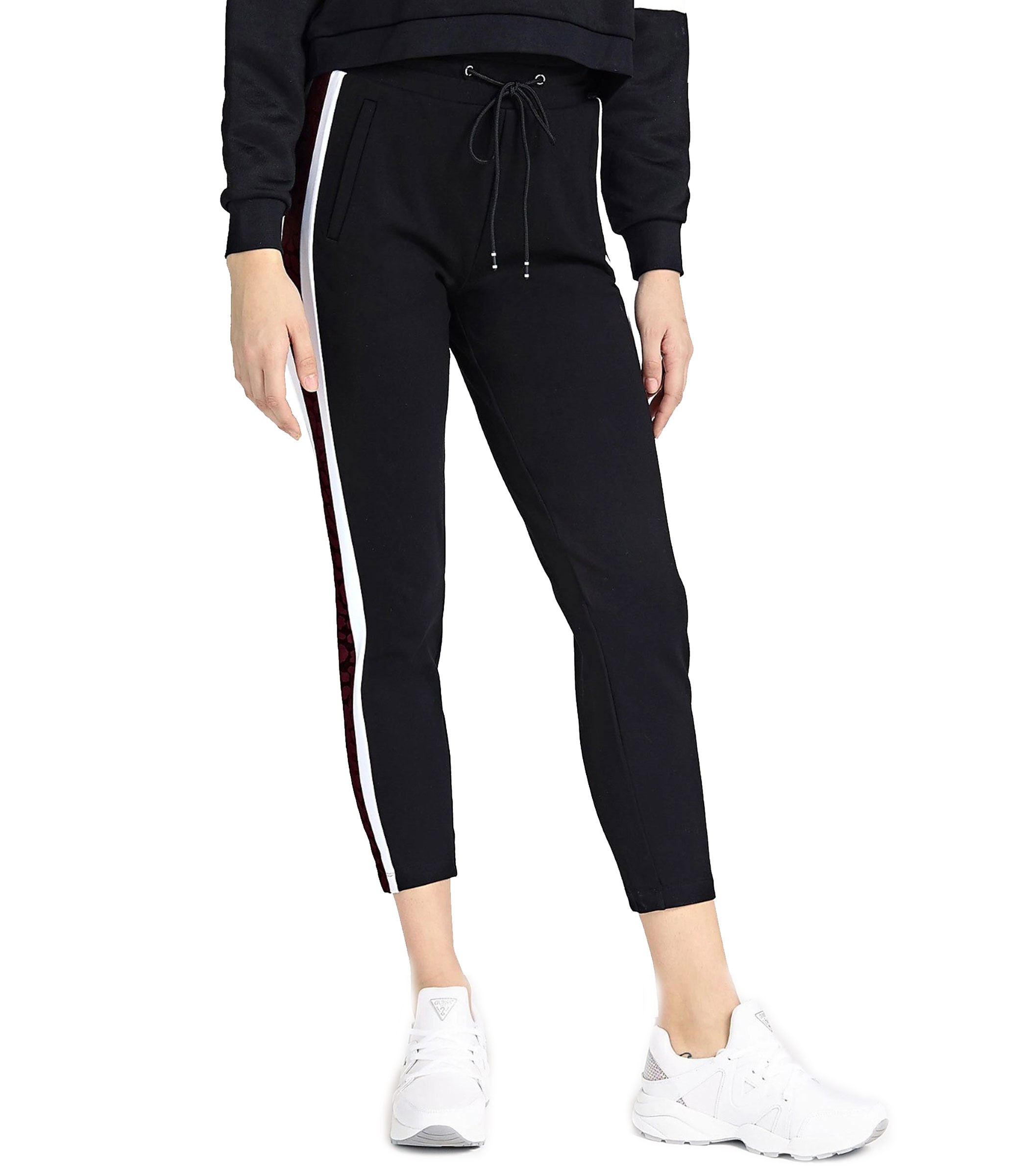 PANTALONI GUESS CON riga laterale animalier in tuta da donna rif.  W94B89K8RN0 EUR 76,42 - PicClick IT