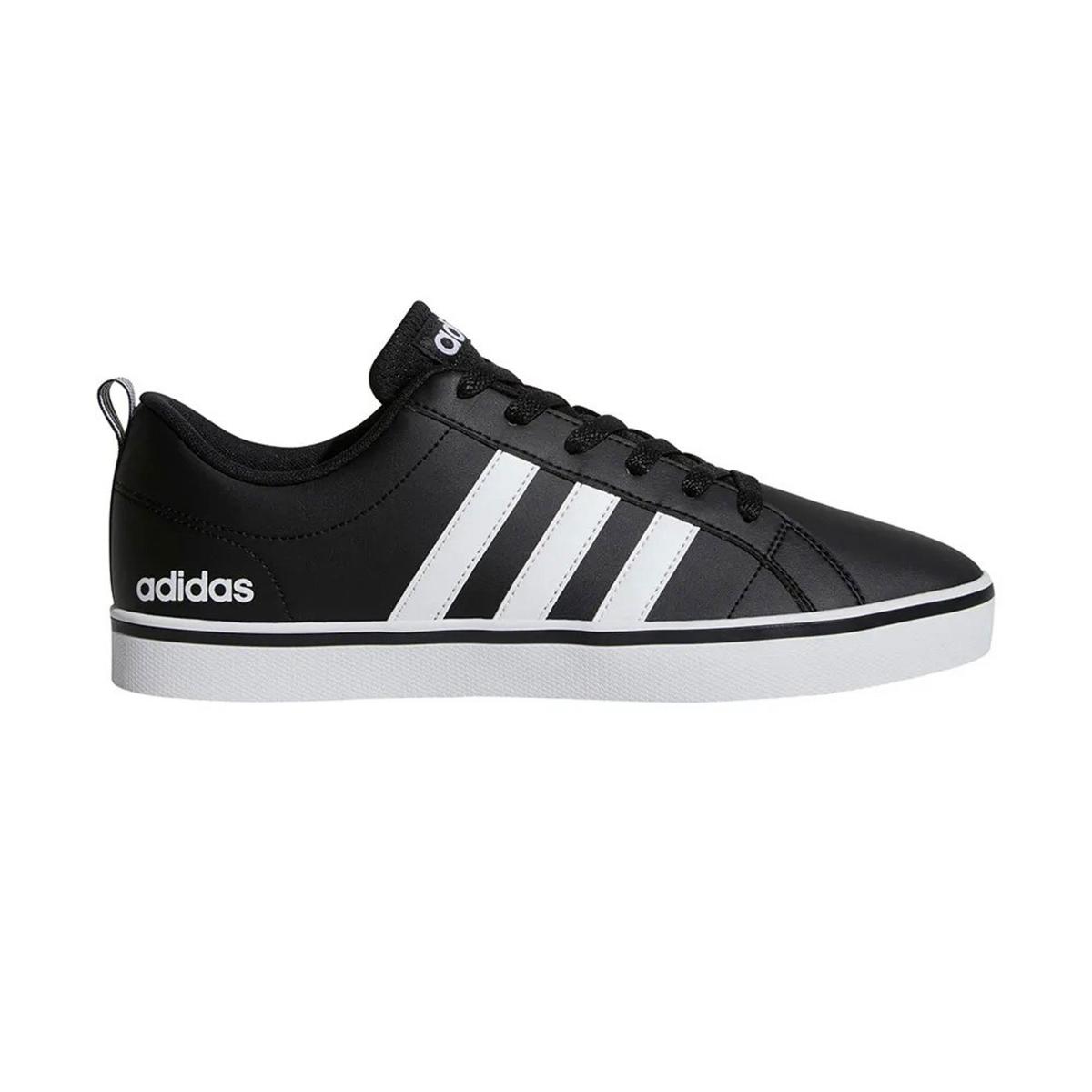 Scarpe Sneakers Adidas VS Pace in pelle nere e bianche da uomo B74494