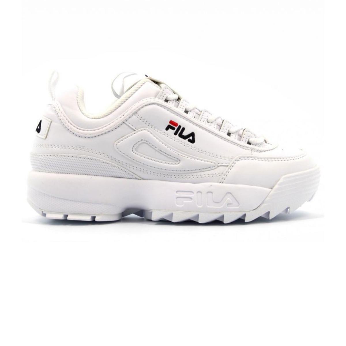 fila disruptor tutte bianche