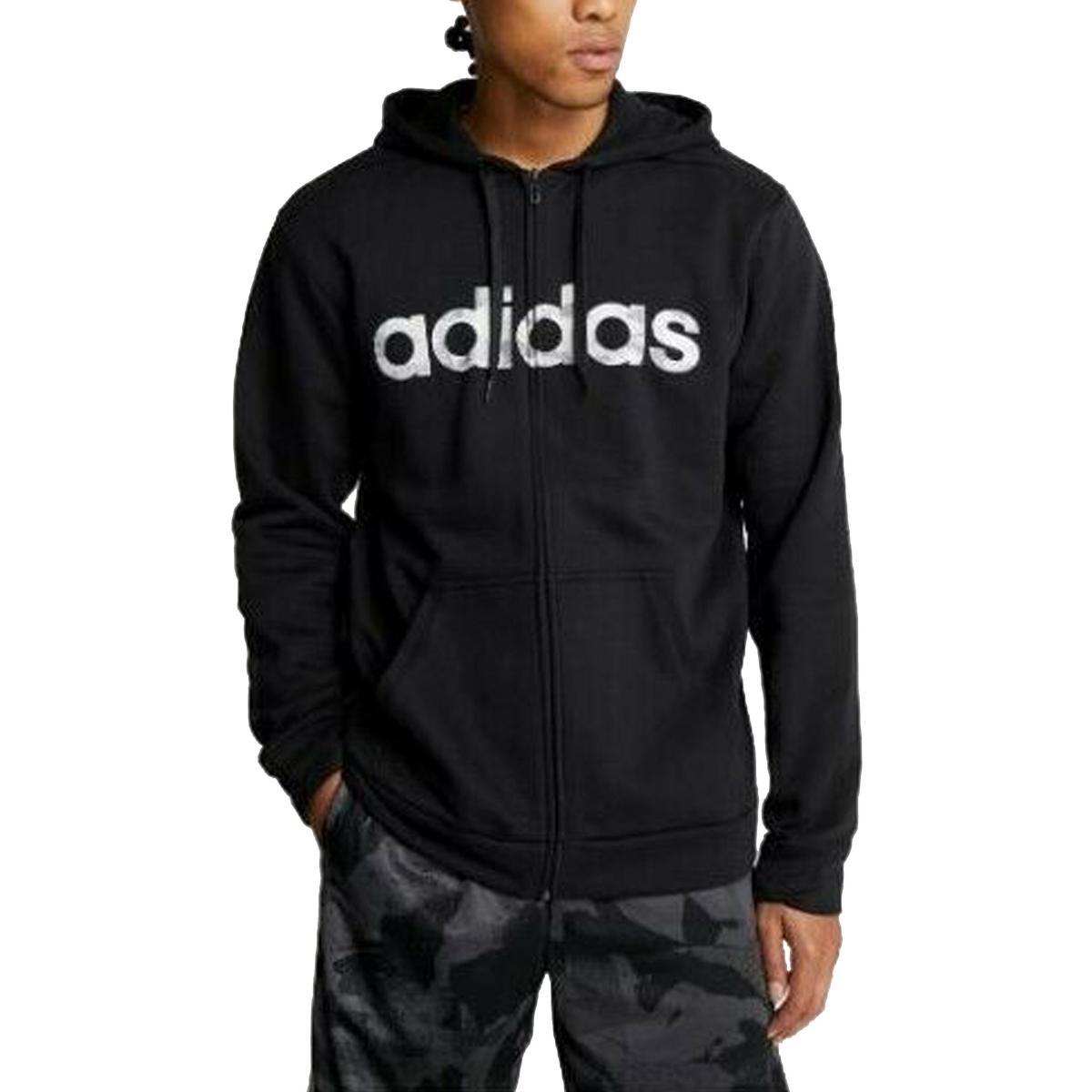 Felpa Adidas Camo Linear cappuccio e stampa camouflage da uomo EI9736