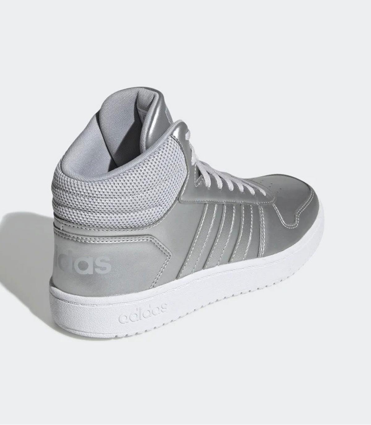 Scarpe Sneakers Adidas Hoops 2.0 Mid a collo alto da donna rif. EE7857