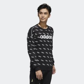felpa adidas nera uomo