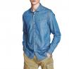 Camicia North Sails in chambray di cotone slim fit da uomo rif. 663530 000