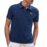 Polo Blauer USA Military in piquet di cotone effetto vissuto da uomo rif. 20SBLUT02064-005272