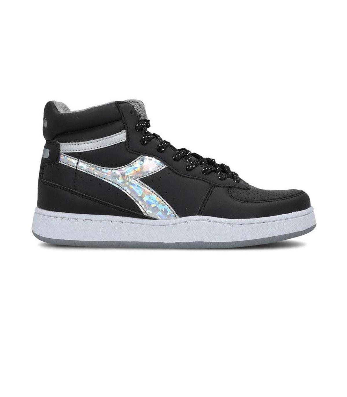 Scarpe Diadora Playground Wn Shiny donna bianco argento