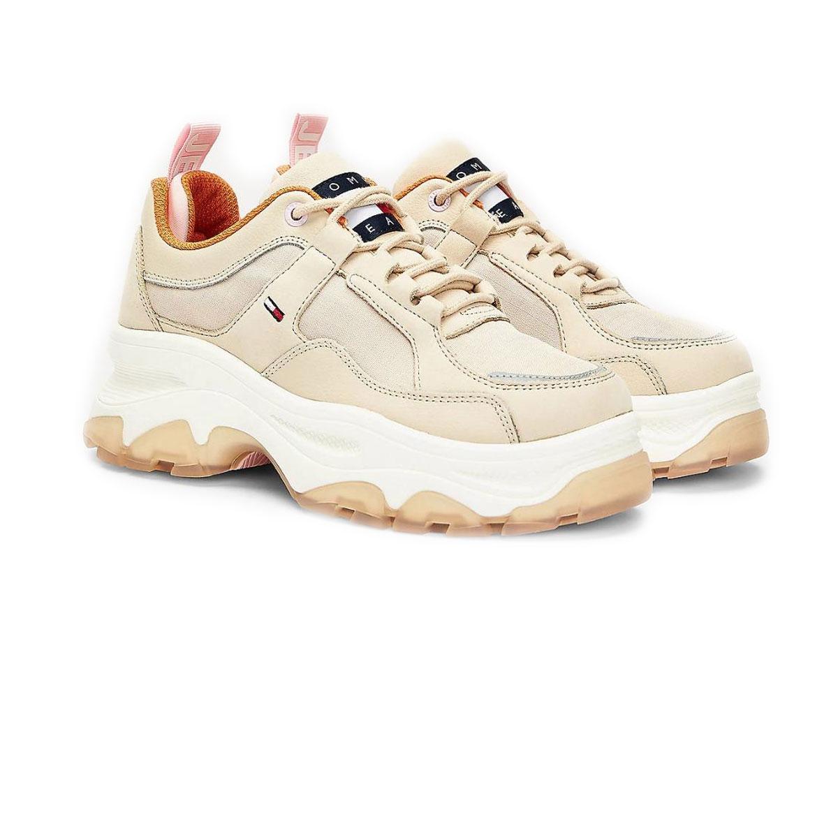 scarpe stringate suola alta