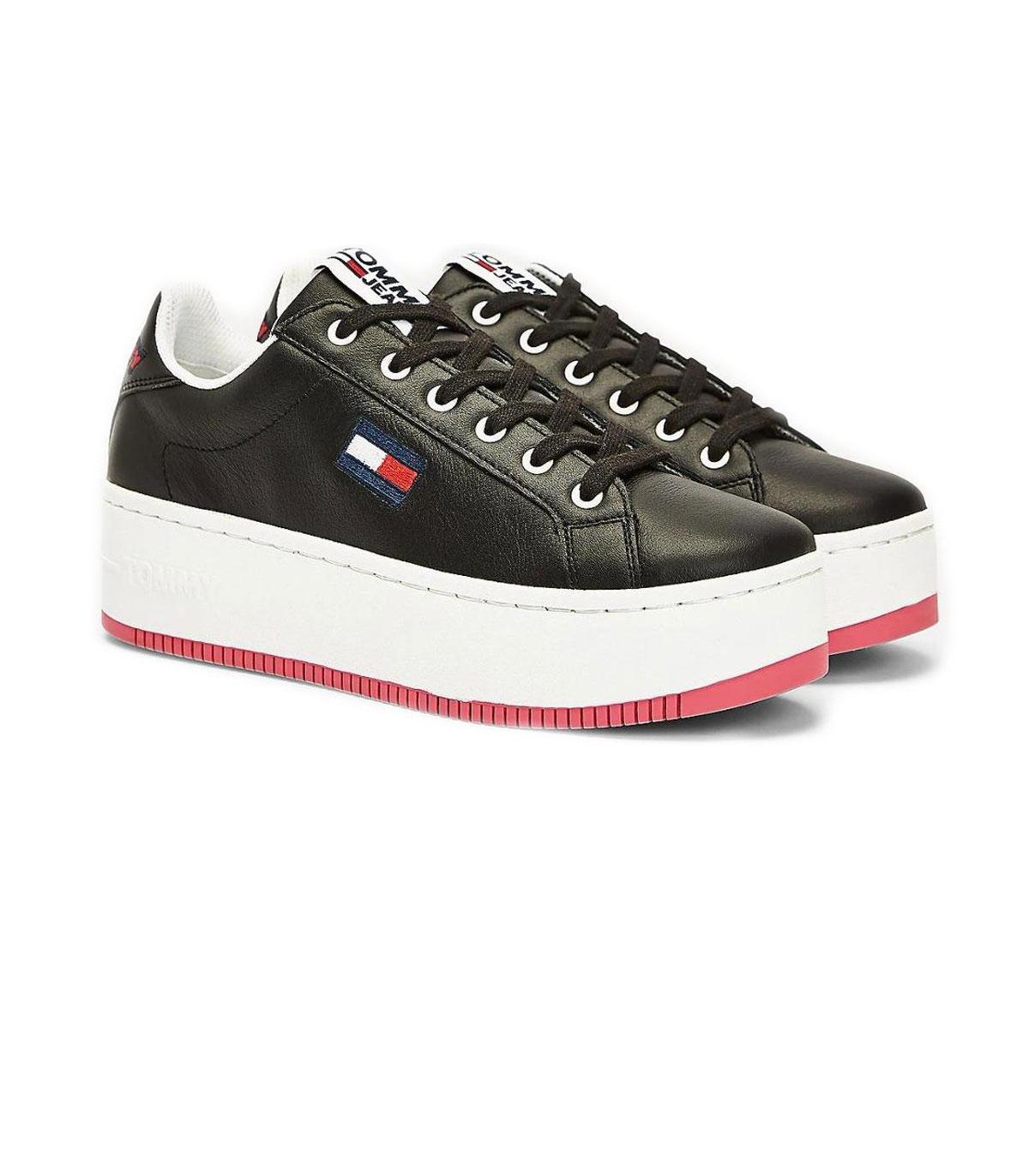 Uomo Suola Alta Outdoor Designer Sneakers Scarpe Nero