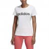 T-shirt Adidas Essentials Linear girocollo con stampa da donna rif. DU0629