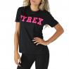T-shirt Pyrex girocollo con stampa fluo sul petto da donna rif. 20IPB41453