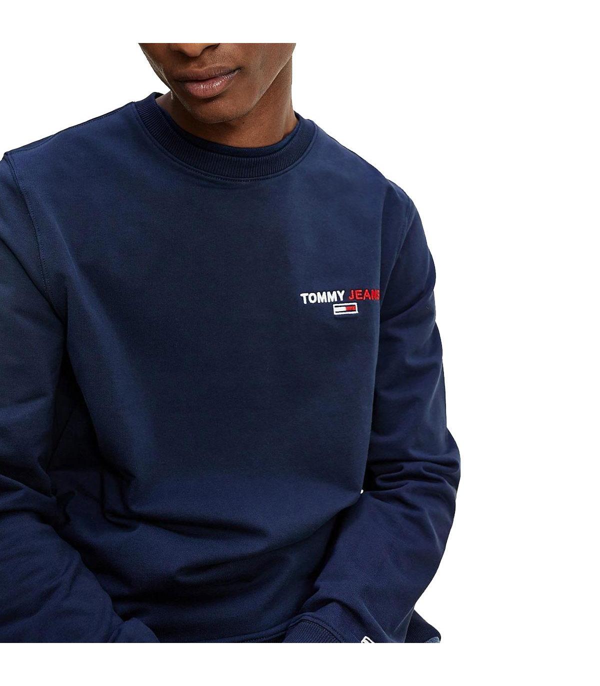Pullover Tommy Jeans in cotone biologico da uomo rif. DM0DM08729