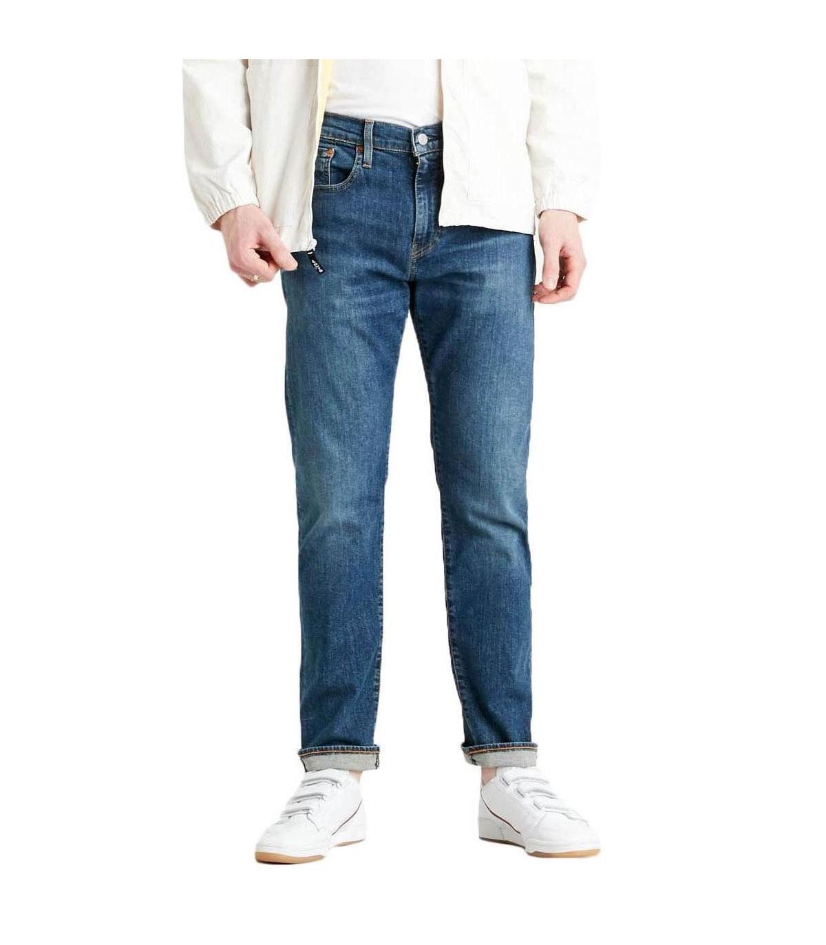 Jeans Levi's 502 Taper dark blue 5 tasche L30 da uomo rif. 29507-0775