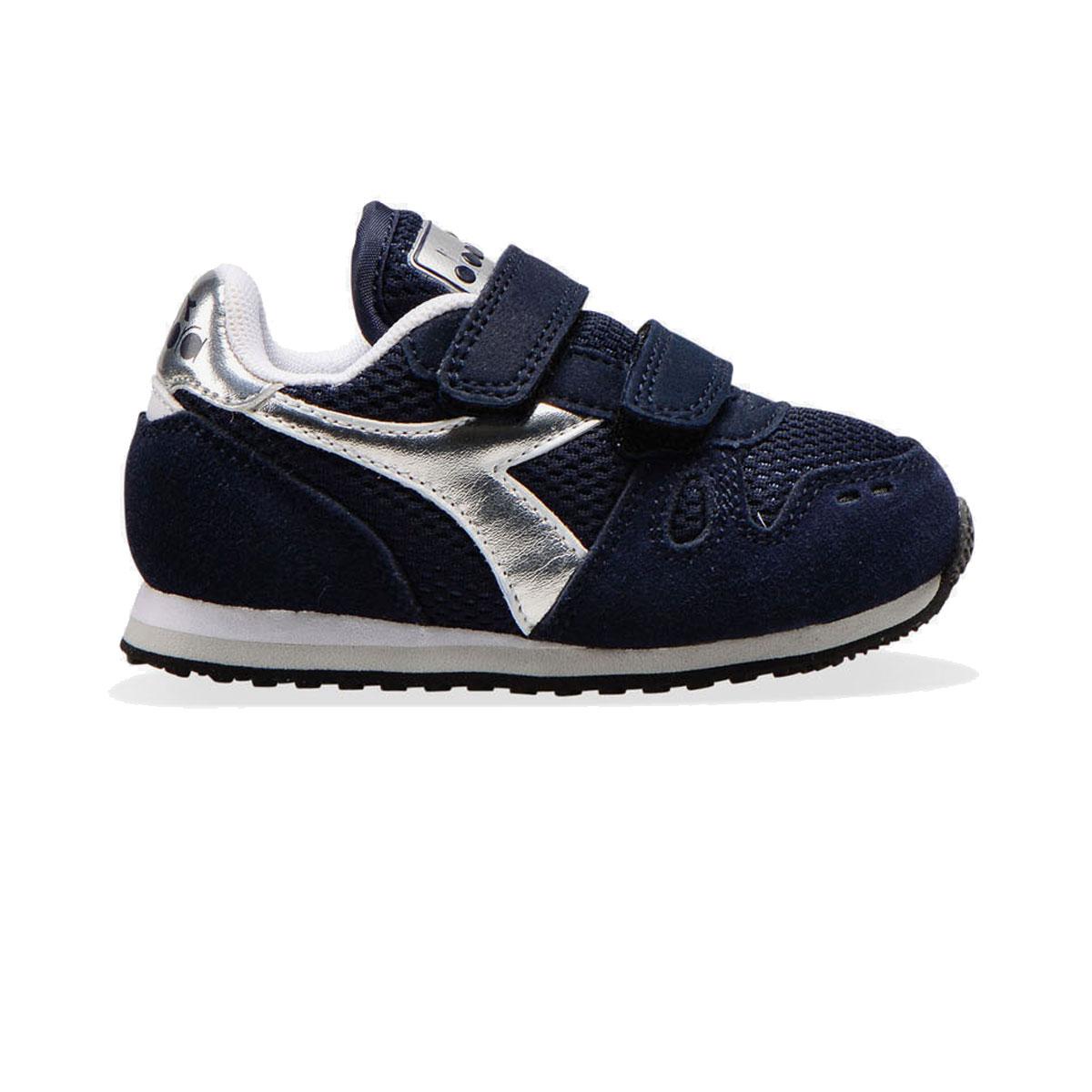 Sneakers Diadora Simple Run PS - Unisex Per Bambini/Ragazzi, Tomaia In Nylon E Suede - Foto 3