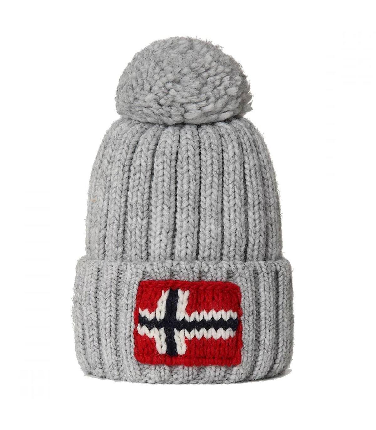 Cappello Napapijri Semiury 3 beanie con pon pon unisex rif. NP0A4EMB