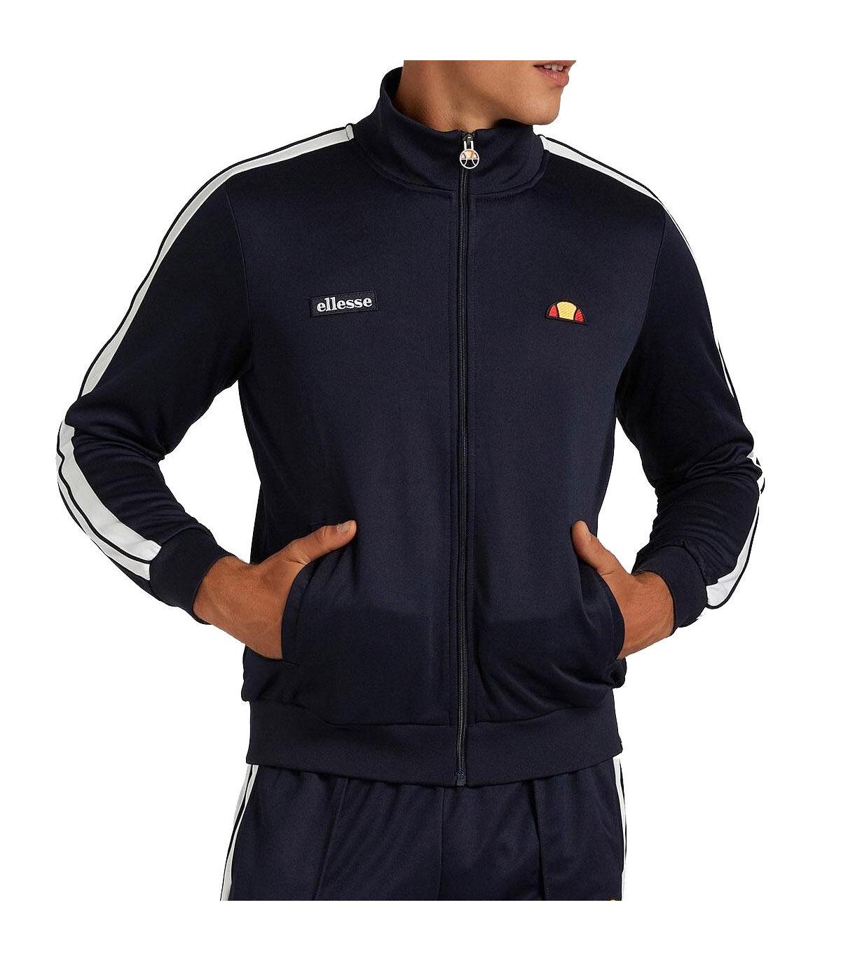 Felpa Ellesse Heritage tracktop acetata con zip da uomo rif. EHM281W20