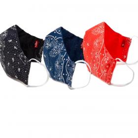 Mascherine Levi's 3 Pack riutilizzabili con stampa unisex rif. 87580-0001