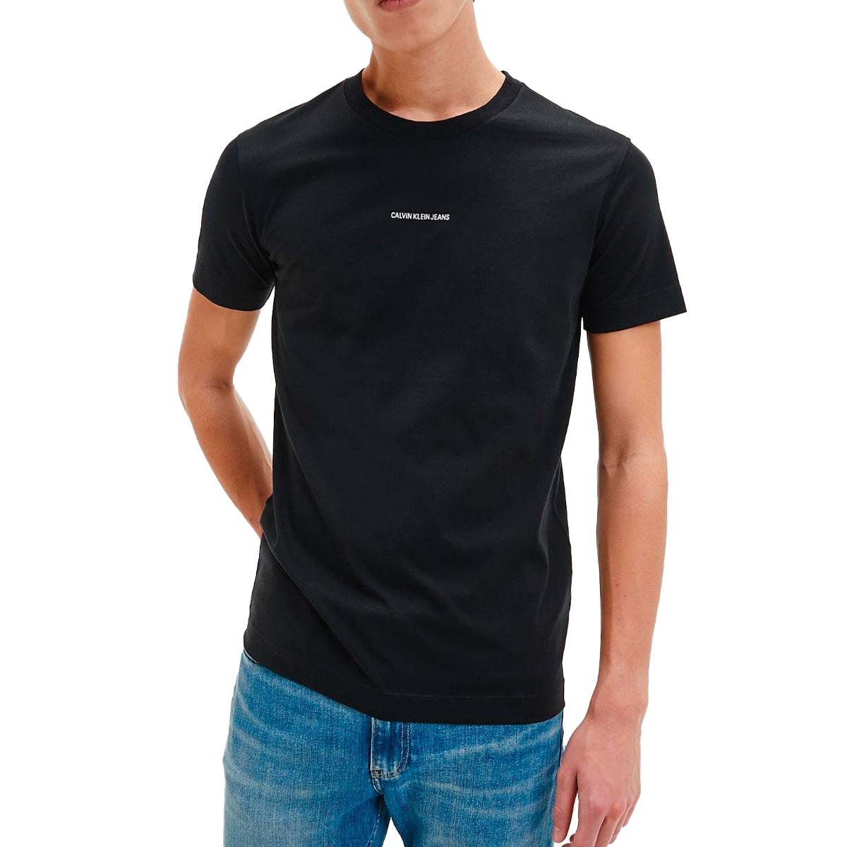 T-shirt Calvin Klein Jeans CK The Basics in cotone biologico da uomo rif.  J30J31 | eBay