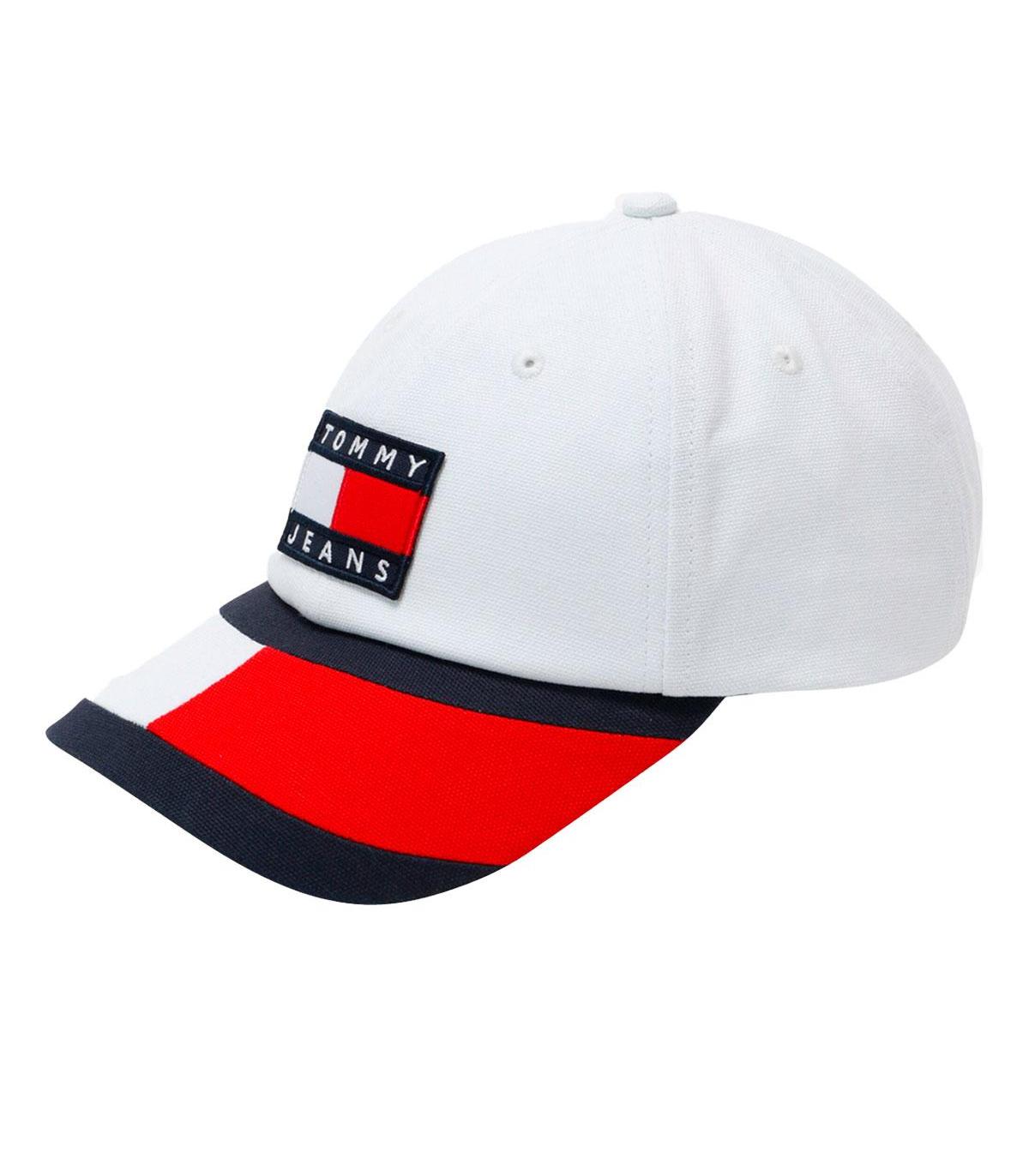 Cappello Tommy Jeans da baseball color block unisex rif. AW0AW09765