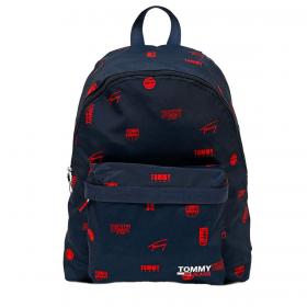 Zaino Tommy Jeans Campus con stampa logo all over rif. AM0AM07394