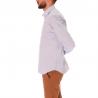 Camicia GMF 965 con microfantasia regular fit con bottoni da uomo rif. 911216