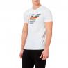 T-shirt Emporio Armani EA7 in cotone con aquila e logo da uomo rif. 3KPT22 PJ6EZ