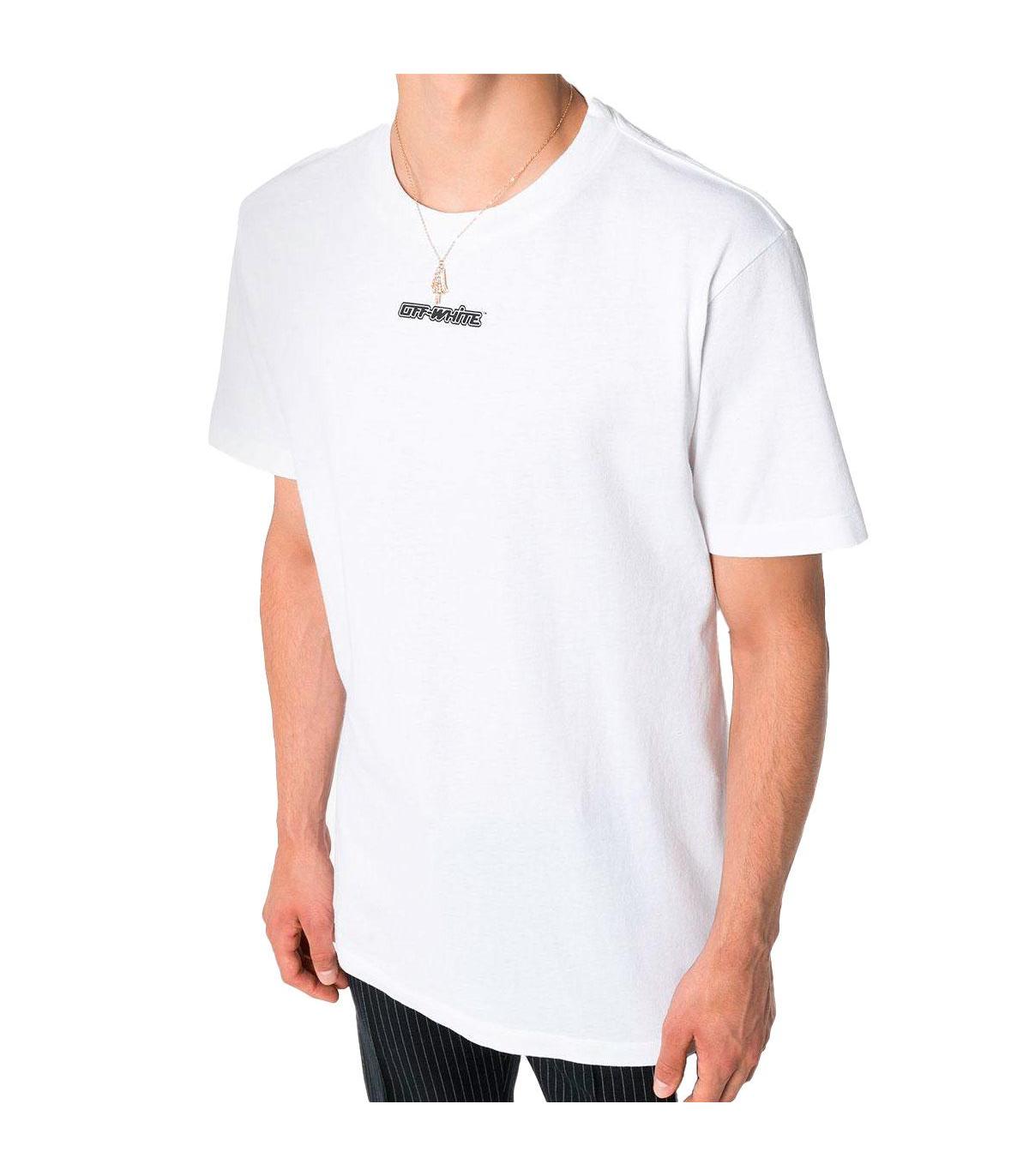 T-shirt Off-White Marker S/S Slim Tee da uomo rif. OMAA027E20JER005