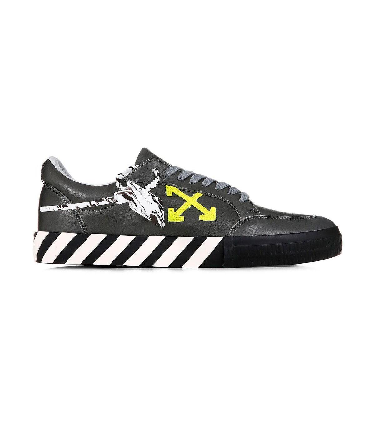 Scarpe Sneakers Off-White Vulcanized Low da uomo rif. OMIA085F20LEA004