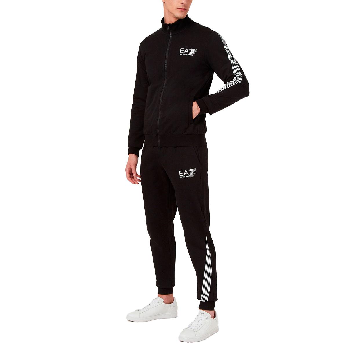 Tuta sportiva  in con logo frontale da rif. 3KPV54 uomo cotone